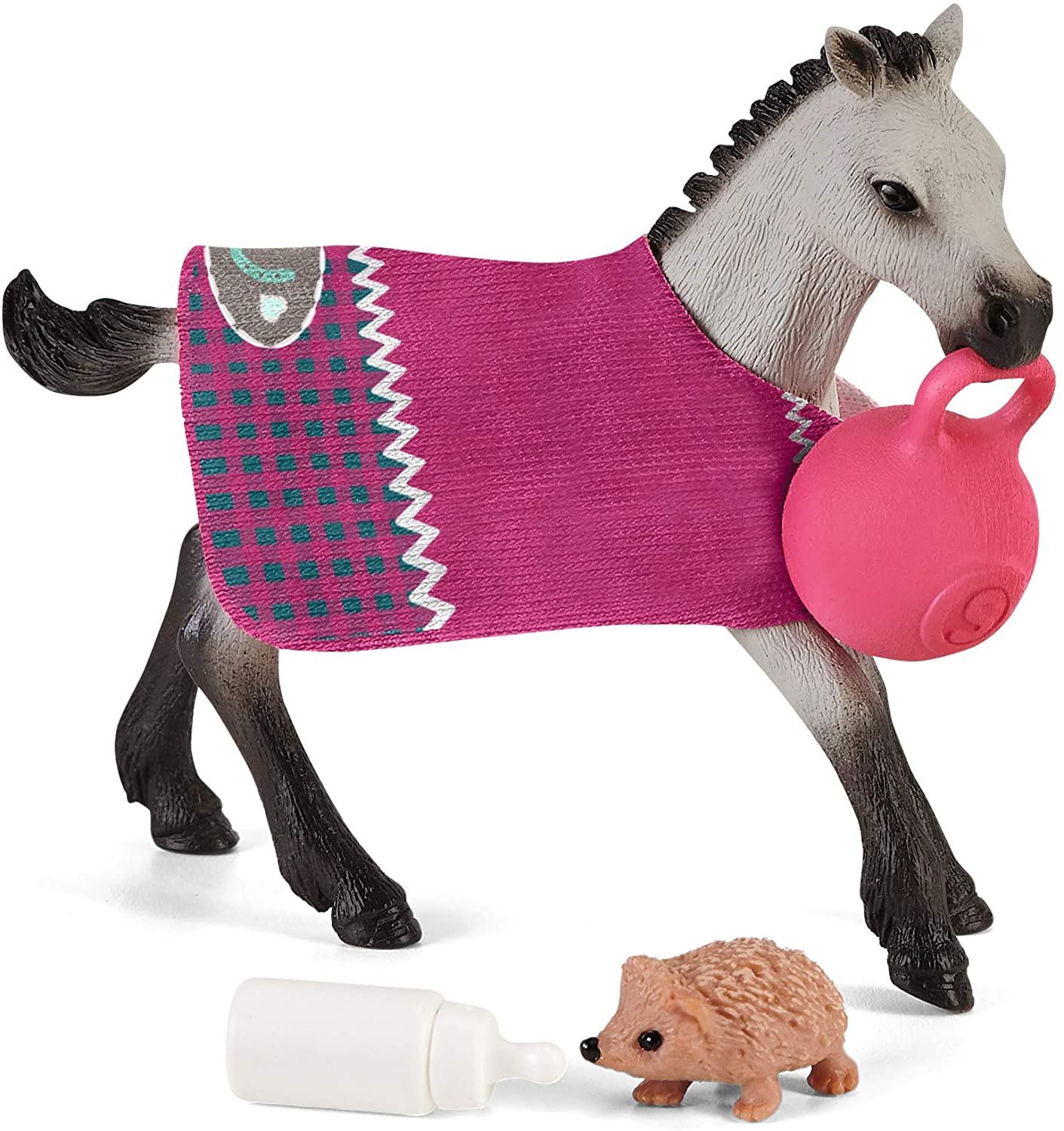 Schleich Horse Club, Horse Toys for Girls and Boys, Playful Foal Horse Set with Horse Toy and Accessories, 6 Pieces, Ages 5+