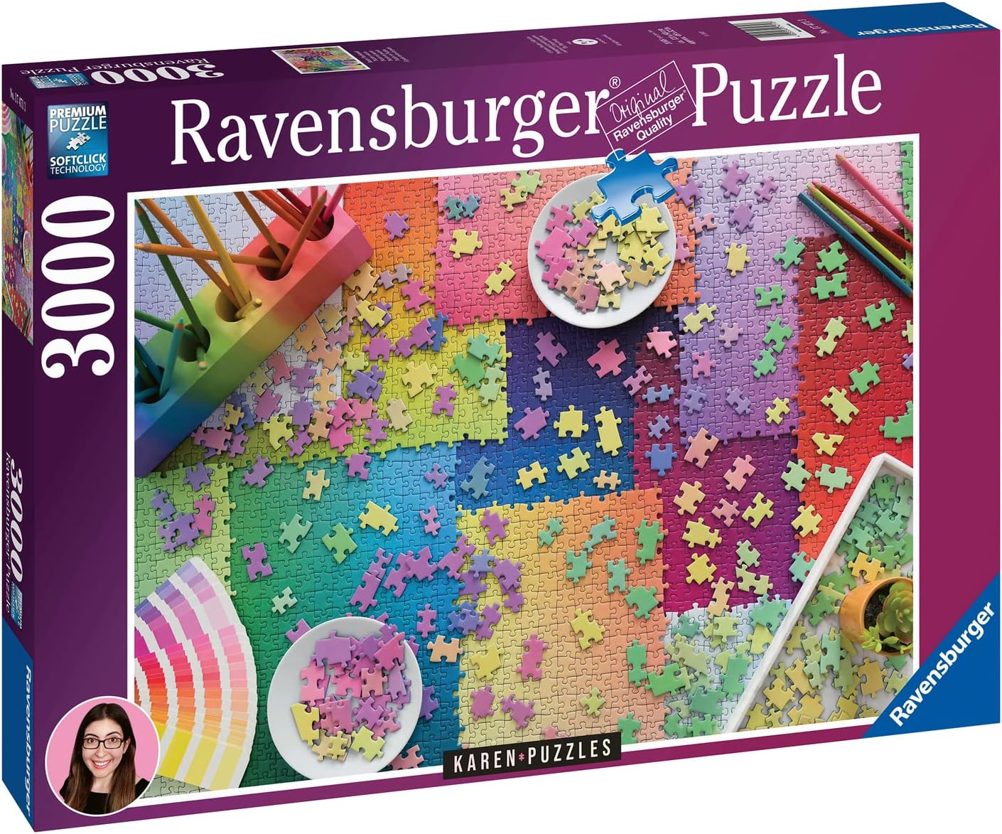 Ravensburger - Puzzles On Puzzles 3000p - (10217471