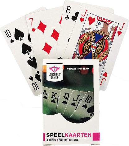 Engelhart Playing cards plastic coated - 52 cards