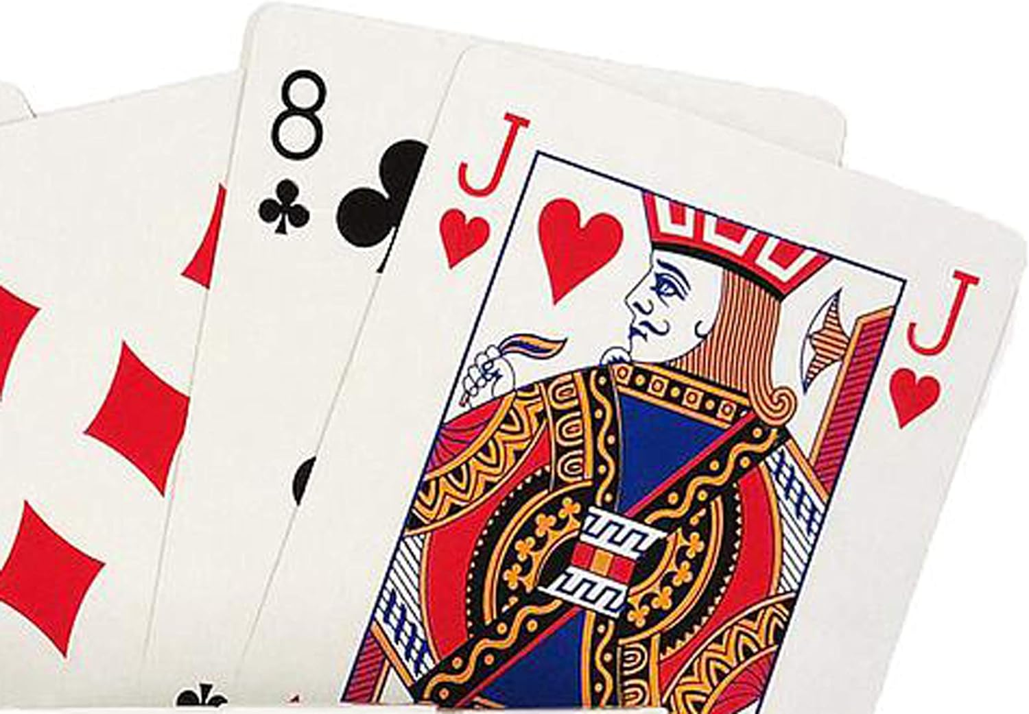 Engelhart Playing cards plastic coated - 52 cards