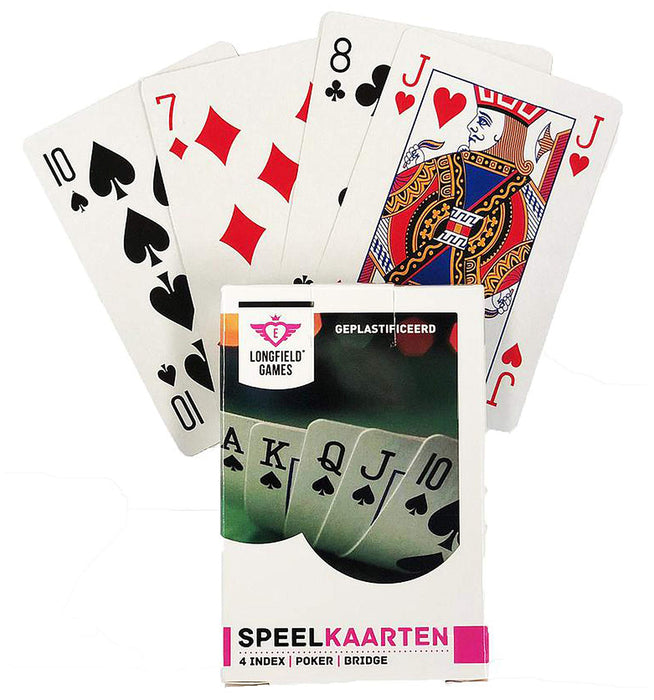 Engelhart Playing cards plastic coated - 52 cards
