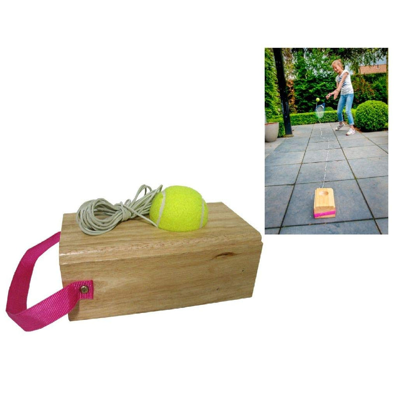 AK Sport 1.2 kg Tennis Trainer Rubberwood