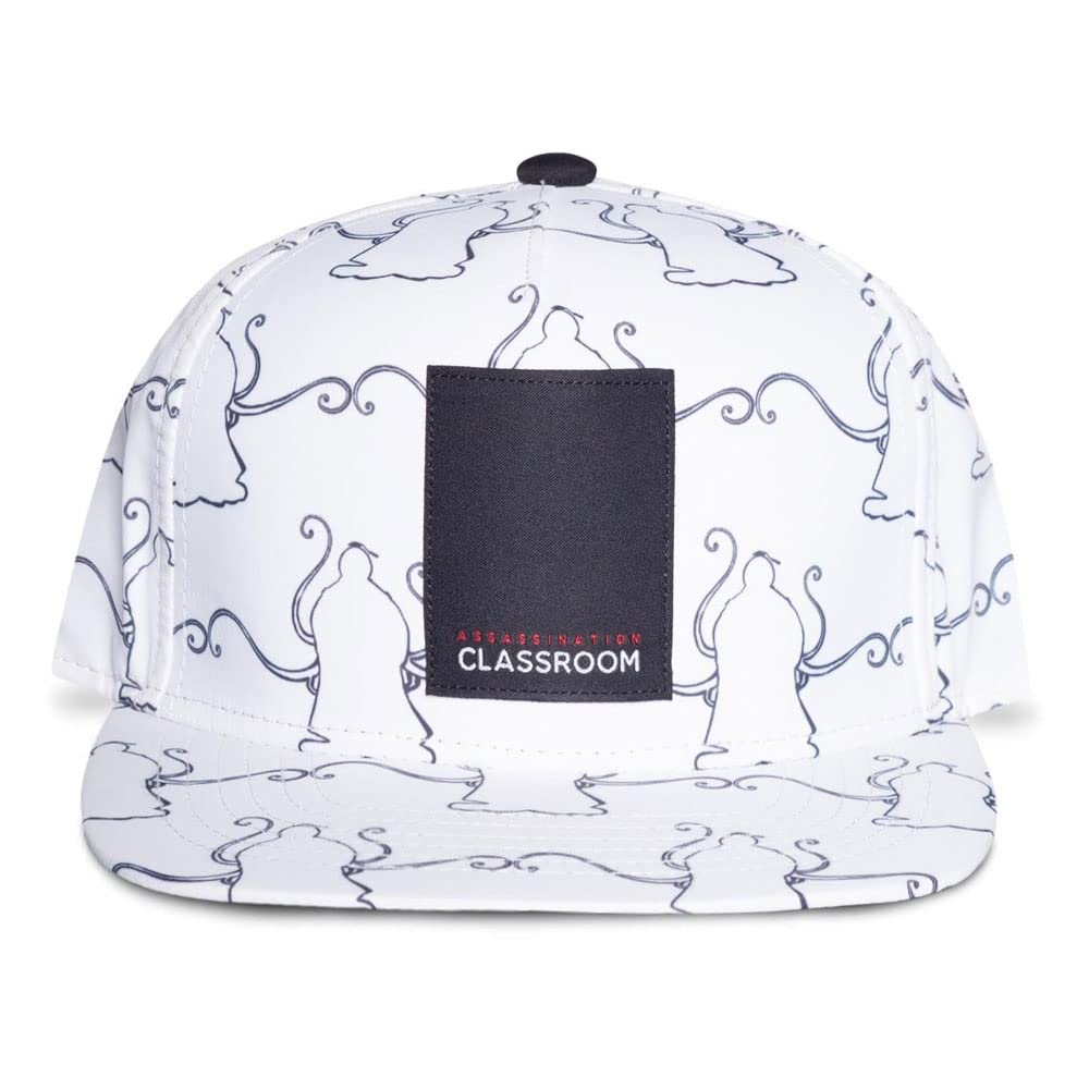 Difuzed Assassination Classroom Casquette Snapback Woven Label, White, extra breit, White, extra breit