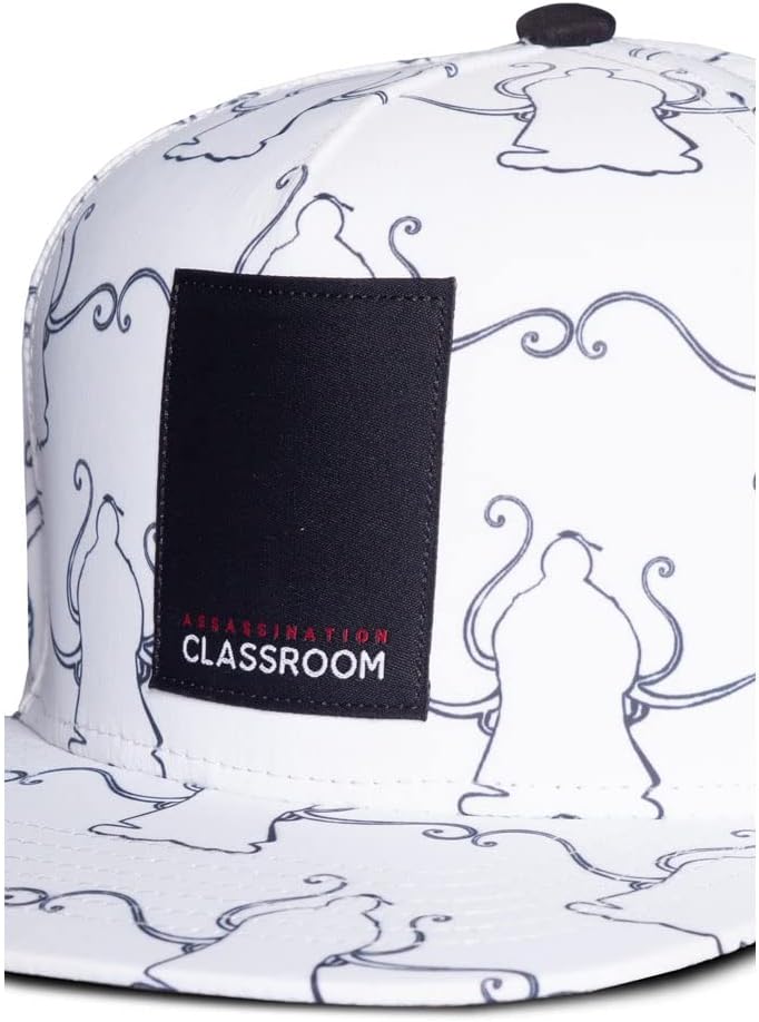 Difuzed Assassination Classroom Casquette Snapback Woven Label, White, extra breit, White, extra breit