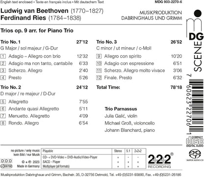 Ludwig Van Beethoven/Ferdinand Ries: Trios Op. 9