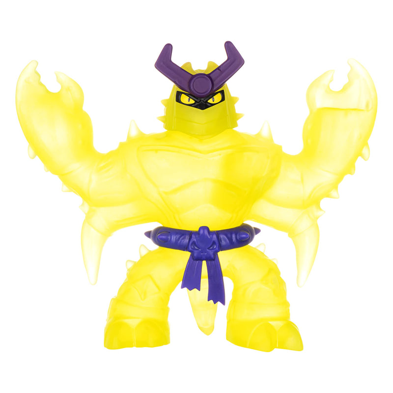 Heroes of Goo Jit Zu Glow Shifters Hero Pack. Super Oozy Scorpius Hero Pack. Goo Filled Toy with a unique Glowing Goo Transformation. (42505