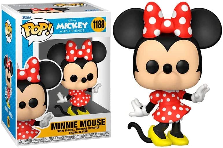 Funko Pop! Disney: Classics - Minnie Mouse - Collectable Vinyl Figure - Gift Idea - Official Merchandise - Toys for Kids & Adults - Movies Fans - Model Figure for Collectors and Display