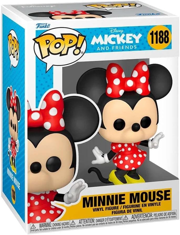 Funko Pop! Disney: Classics - Minnie Mouse - Collectable Vinyl Figure - Gift Idea - Official Merchandise - Toys for Kids & Adults - Movies Fans - Model Figure for Collectors and Display
