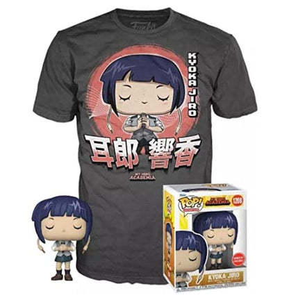 Funko POP! & Tee: HA - Jirou With Mic With Ic - Medium - My Hero Academia - T-Shirt, Maglietta - Vestiti con Figura in Vinile da Collezione - Idea Regalo - Giocattoli e Top a Maniche Corte Uomini