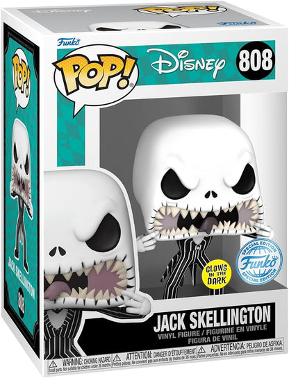Funko POP! & Tee: Disney - Jack Skellington - Extra Large - (XL) - Disney: the Night Before Christmas - T-Shirt - Clothes With Collectable Vinyl Figure - Gift Idea - Toys and Short Sleeve Top Unisex