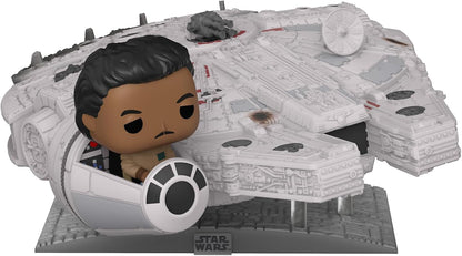 Funko Pop! Ride Super Deluxe: Star Wars - Lando Calrissian in The Millenium Falcon (Shared Galactic Convention), Multicolor