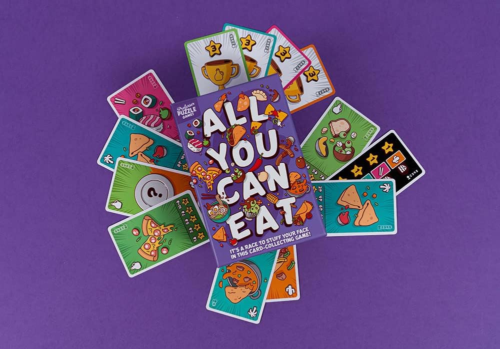 Professor Puzzle All You Can Eat - It’s a Race to Stuff Your face in This Card-Collecting Game!