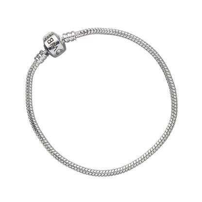 The Carat Shop Official Licensed Harry Potter Silver Charm Bracelet for Harry Potter Slider Charms (Available in 4 Sizes