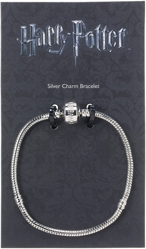 Official Harry Potter Silver Plated Charm Bracelet Size Small 18cm
