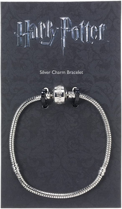 Official Harry Potter Silver Plated Charm Bracelet Size Small 18cm