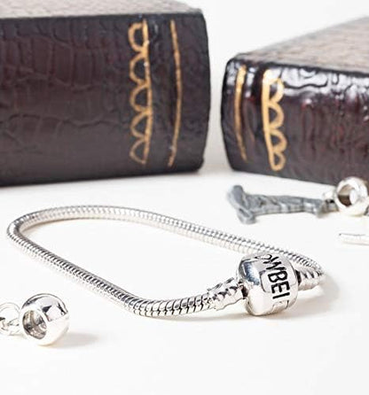 Official Harry Potter Silver Plated Charm Bracelet Size Small 18cm