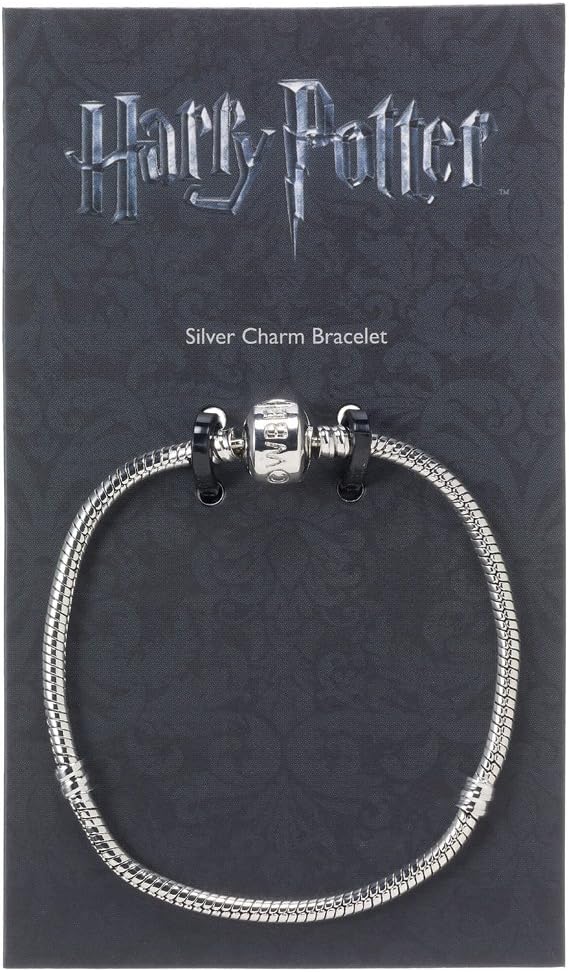 Official Harry Potter Silver Plated Charm Bracelet Size Small 18cm