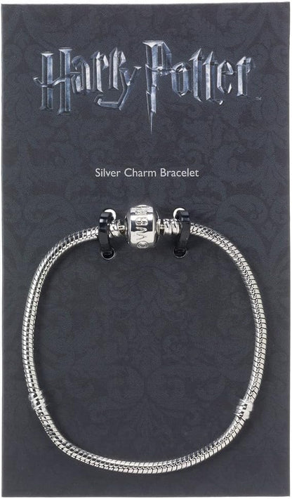Official Harry Potter Silver Plated Charm Bracelet Size Small 18cm