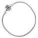 Pulsera Harry Potter de 19 cm, color plateado, de metal, en tarjeta de hornear.