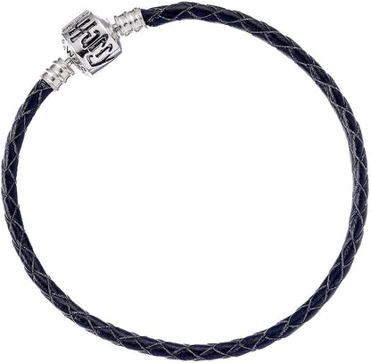 The Carat Shop Harry Potter Black Leather Bracelet for Slider Charms- HP0029-21