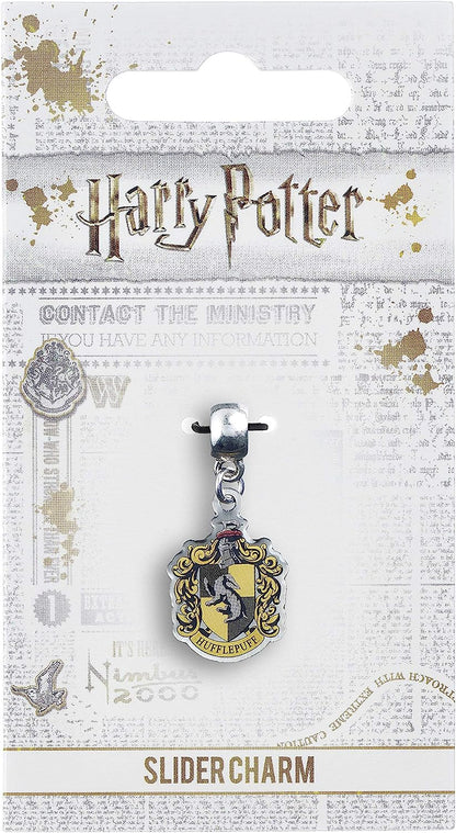 Official Harry Potter Jewellery Hufflepuff Crest Slider Charm Bead
