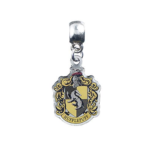 Official Harry Potter Jewellery Hufflepuff Crest Slider Charm Bead