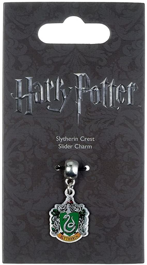 Harry Potter OFFICIAL Slytherin Ravenclaw Hufflepuff Gryffindor House Cup Slider Charm Bead The Carat Shop Bracelet