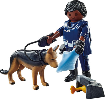 Playmobil 71162 Policeman with Research Dog