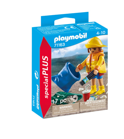 Playmobil BENEVOLE RAMASSAGE DE DECHETS