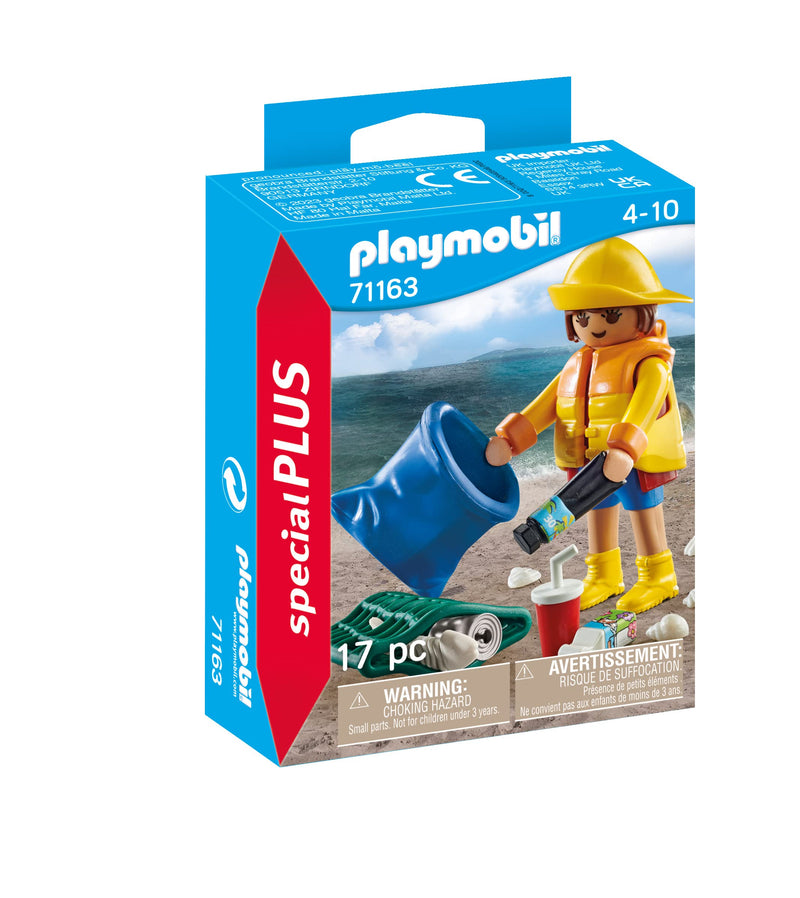 Playmobil BENEVOLE RAMASSAGE DE DECHETS