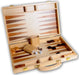 Engelhart - 250536 - Inlaid Wooden Game Backgammon Set 15"