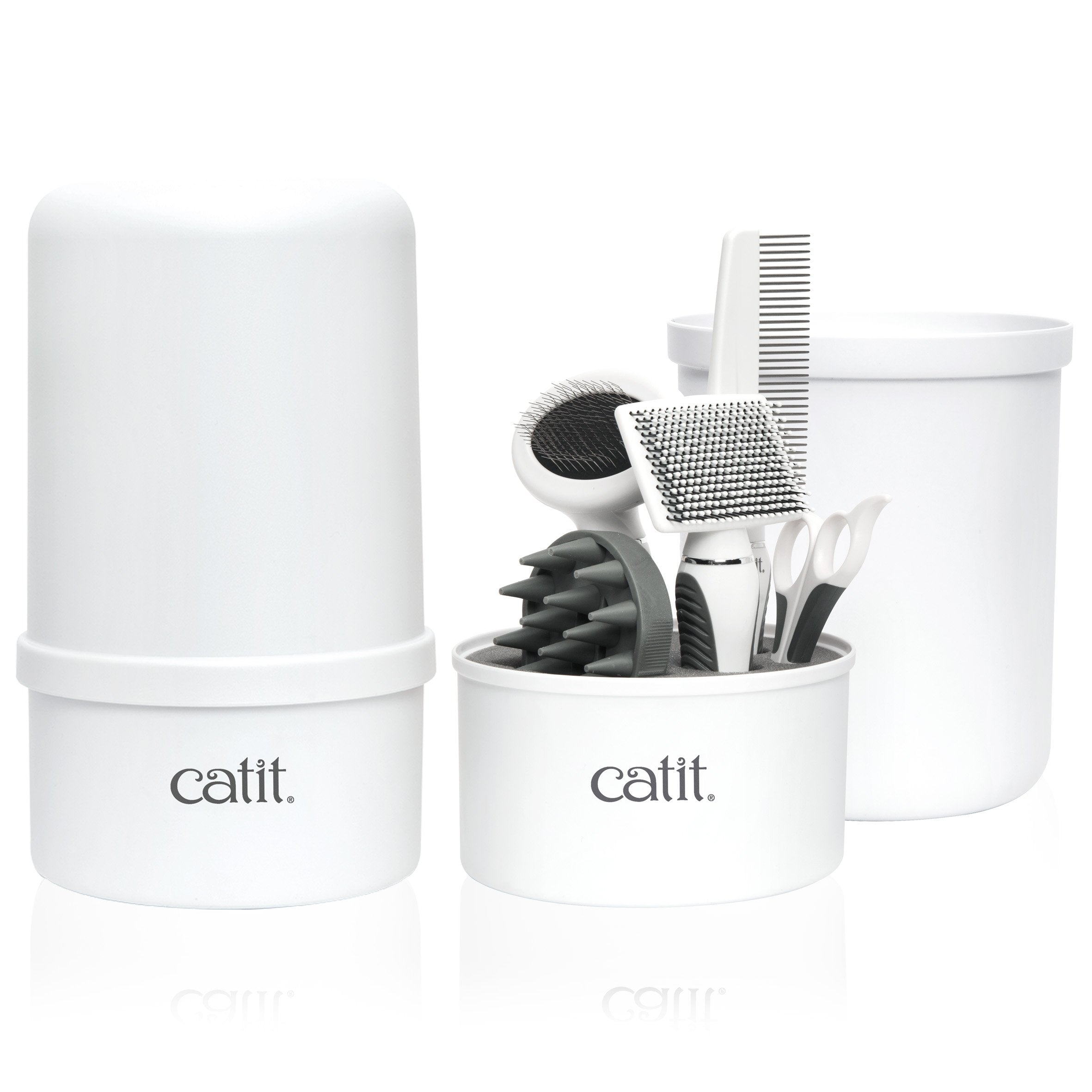 Catit Senses 2.0 Short Hair Cat Grooming Kit Shorthair Grooming Kit