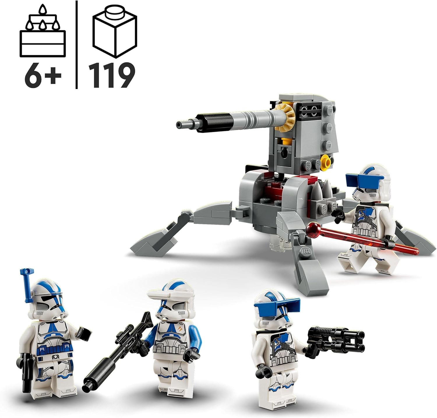 LEGO 75345 Star Wars 501st Clone Troopers Battle Pack Set, Buildable Toy