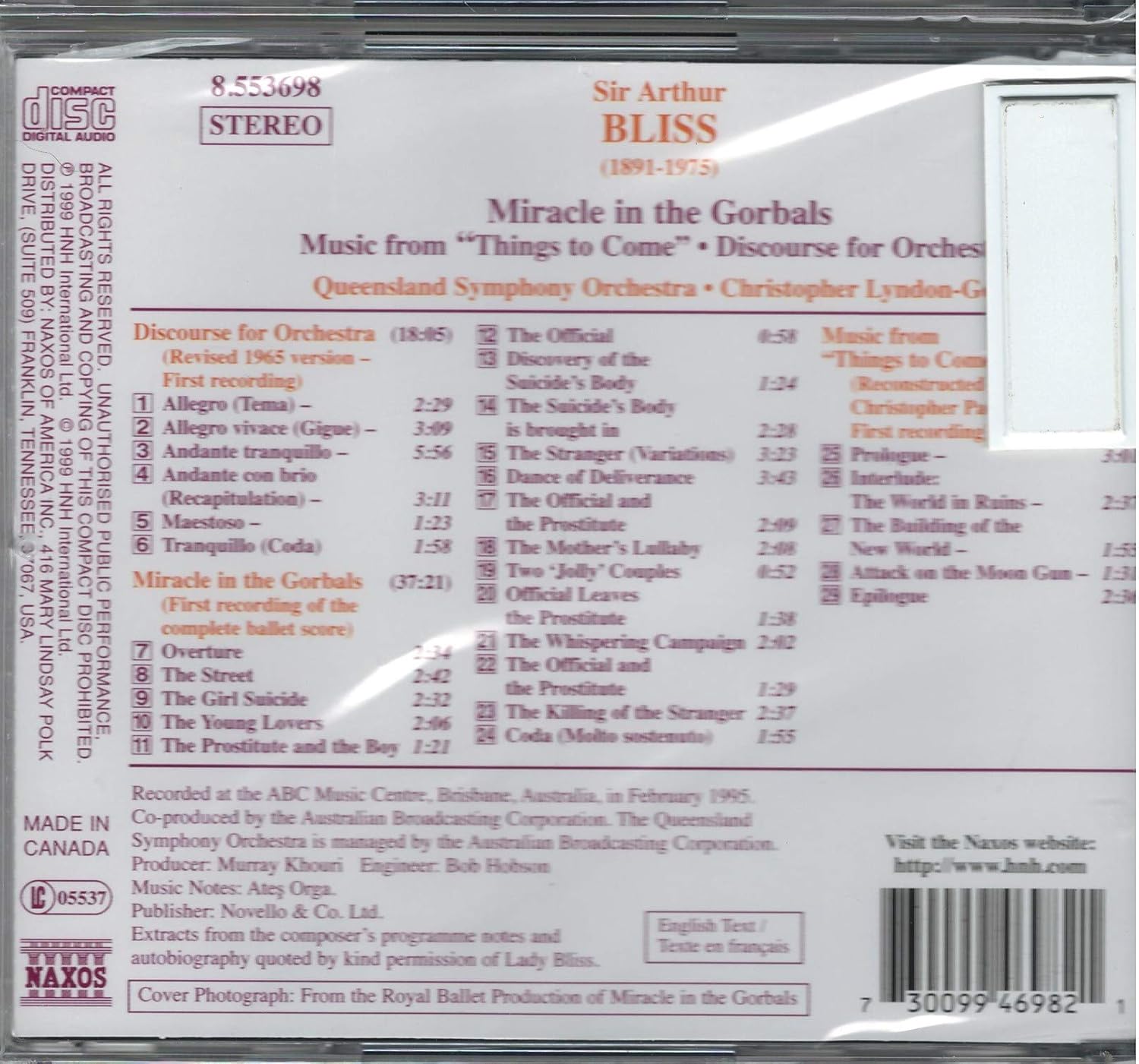 Bliss: Miracle in the Gorbals