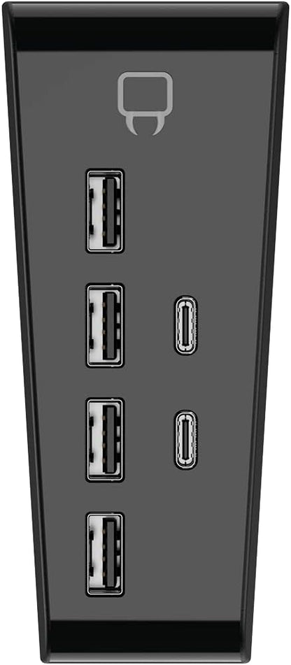 Venom 6-Port USB Hub - Includes 4 x USB 2.0 and 2 x USB Type C (PS5) PS5 Original