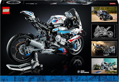 LEGO 42130 Technic BMW M 1000 RR Motorbike Model Kit for Adults, Build and Display Motorcycle Set with Authentic Features, Vehicle Gift Idea