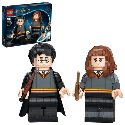 Lego Wizarding World Iconic Brick-Built Harry & Hermione 76393 Building Set
