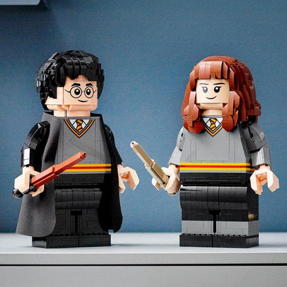 Lego Wizarding World Iconic Brick-Built Harry & Hermione 76393 Building Set