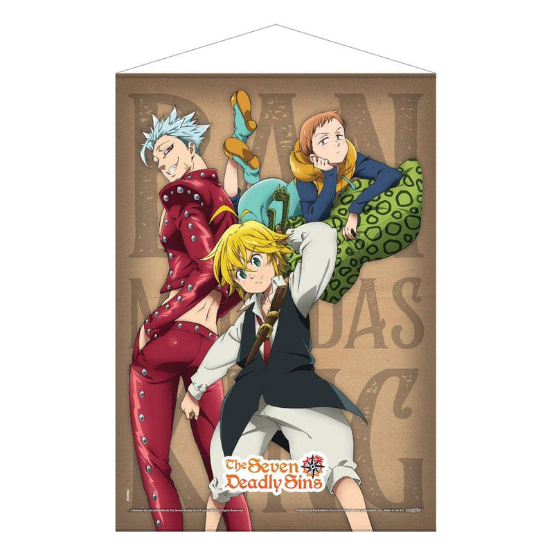 Seven Deadly Sins POPbuddies The Wallscroll Ban, Meliodas & King 50 x 70 cm