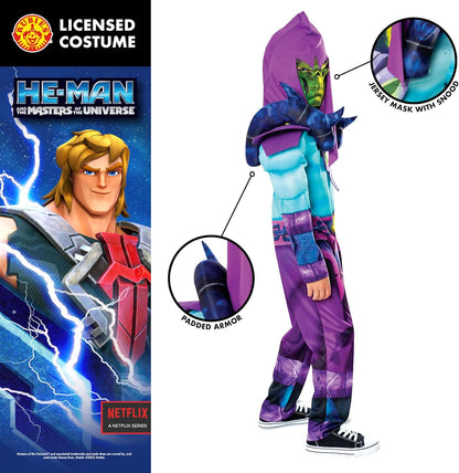 Rubie's Official Masters Of The Universe He-Man Skeletor Child Costume, Kids Fancy Dress