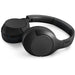 PHILIPS Audio TAH8506BK Over-Ear Wireless Active Noise Cancelling Pro Headphones | Offer Bluetooth 2 Device Multipoint Connectivity | Slim & Flat Folding Design | Deep Bass | 60 Hours Playtime