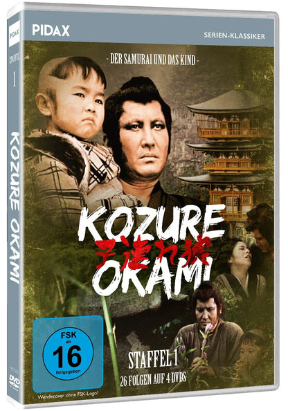 Kozure Okami - Der Samurai mit dem Kind, Staffel 1 / Die ersten 26 Folgen der kultigen Samurai-Serie (Pidax Serien-Klassiker)