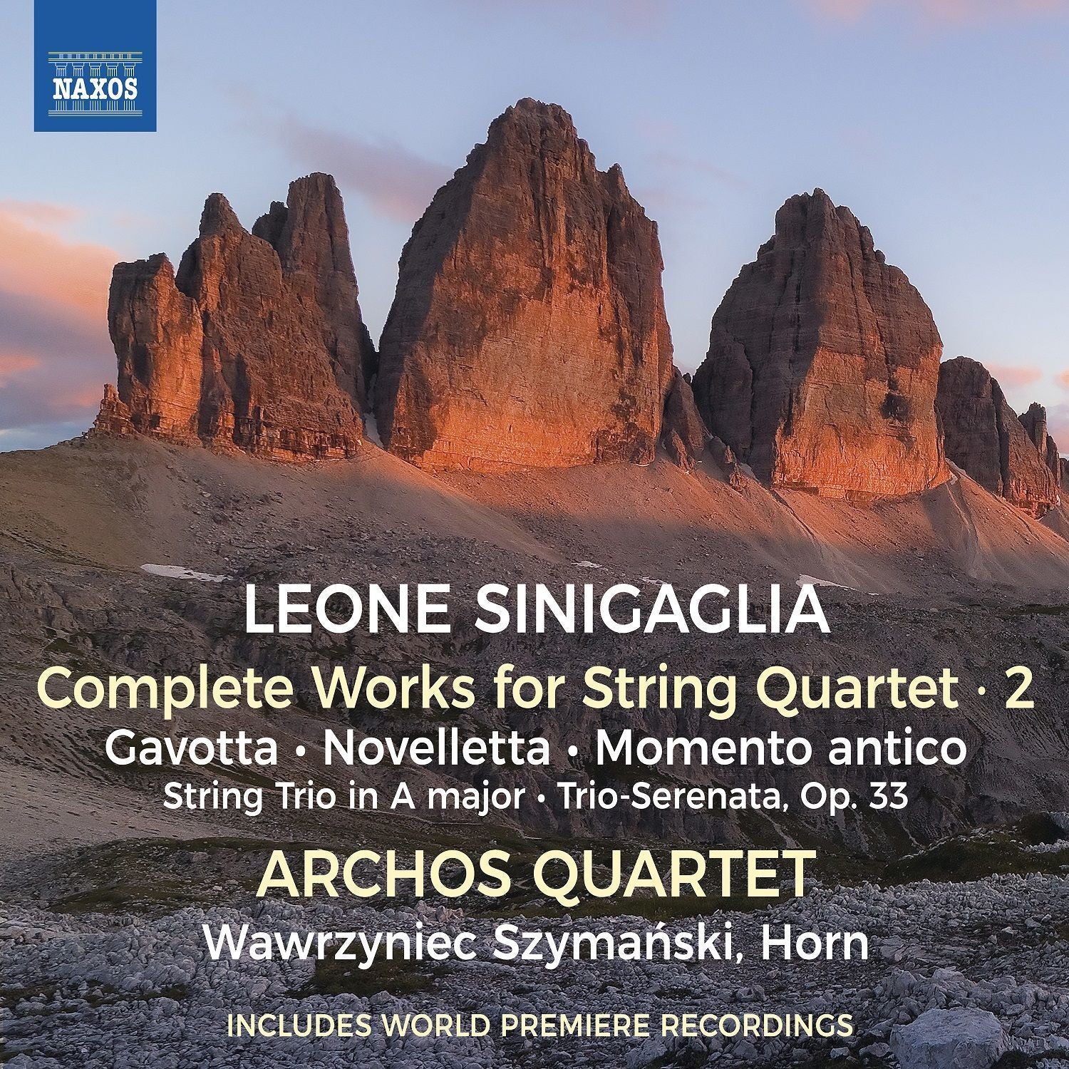 Leone Sinigaglia: Complete Works for String Quartet - Volume 2
