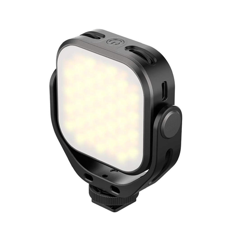 Ulanzi VIJIM VL66 Bi-Colour Mini LED Lamp Rotatable for Smartphone and Camera with Adjustable Colour Temperature 2500 K - 6500 K and 2000 mAh Battery USB-C Soft Light Lighting Video Light