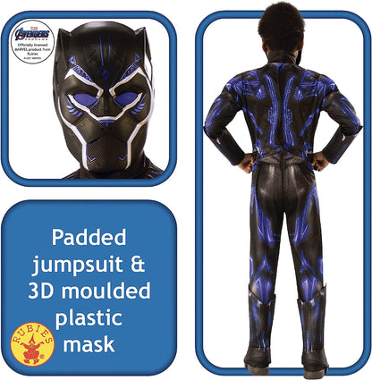 Rubie's Official Avengers Black Panther Battle Suit, Deluxe Child Costume