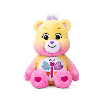 Care Bears | Beruhigender Herzbär (parfümiert) 35 cm mittelgroßer Plüsch | niedliches Spielzeug zum Sammeln, Kuscheltiere für Kinder, Stofftiere für Mädchen Jungen, süße Teddys, geeignet für Mädchen