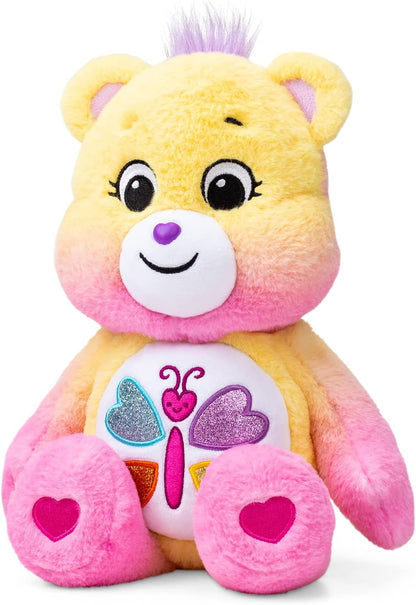 Care Bears | Beruhigender Herzbär (parfümiert) 35 cm mittelgroßer Plüsch | niedliches Spielzeug zum Sammeln, Kuscheltiere für Kinder, Stofftiere für Mädchen Jungen, süße Teddys, geeignet für Mädchen