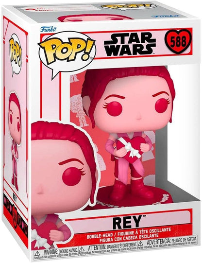 Funko POP! Star Wars: Valentines - Rey - Collectable Vinyl Figure - Gift Idea - Official Merchandise - Toys for Kids & Adults - Movies Fans - Model Figure for Collectors and Display