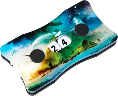 Gamegenic - Life Counter Double Dials Island - Multilenguaje (Incluye Español