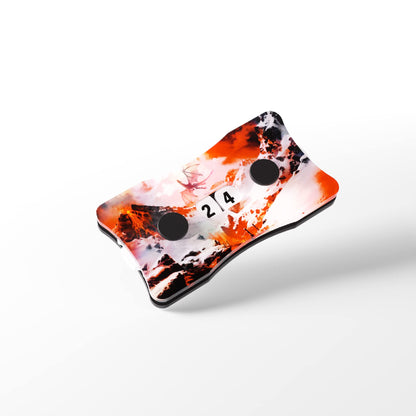 Double Life Counters | Double Dials Mountain Design | Count Life or Victory Points | Use with Tabletop Games, Collectible Card Games and Living Card Games | Premium Acrylic | Made by Gamegenic Mountai